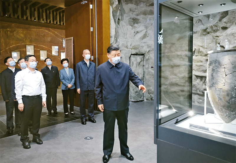 2023��6��2�����й���������ǡ�������ϯ�������ί��ϯϰ��ƽ�ڱ�����ϯ�Ļ�����������̸�Ტ������Ҫ������������̸��ǰ��ϰ��ƽ2���������й���ʷ�о�Ժ������ �»������ ����/��